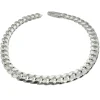 Pansarlänk Armband - Ovalslipad Silver - 5,8 mm