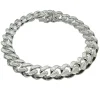 Pansarlänk Armband med Kistlås - 10,2 mm