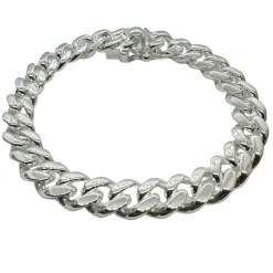 Pansarlänk Armband med Kistlås - 10,2 mm