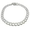 Pansarlänk Armband med Kistlås - 6,5 mm