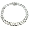 Pansarlänk Armband med Kistlås - 7,5 mm