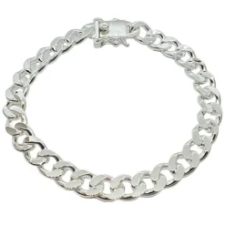 Pansarlänk Armband med Kistlås - 9,2 mm