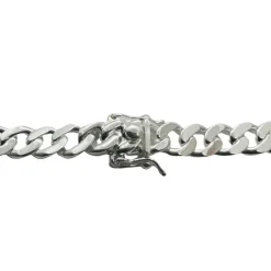 Pansarlänk Armband med Kistlås - 7,5 mm