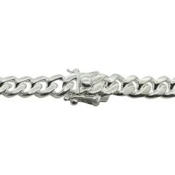 Pansarlänk Armband med Kistlås - 9 mm
