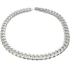 Pansarlänk Armband Ovalslipad Silver - 5 mm