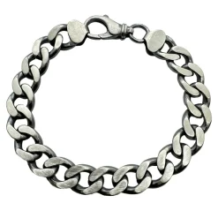 Pansarlänk Armband Oxiderad - 11,7 mm