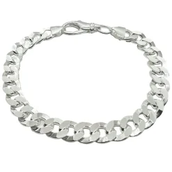 Pansarlänk Armband Silver - 7,8 mm