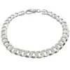 Pansarlänk Armband Silver - 7 mm