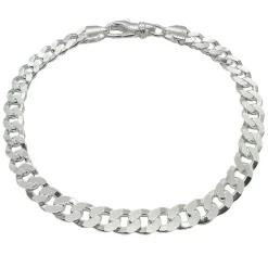 Pansarlänk Armband Silver - 5,6 mm