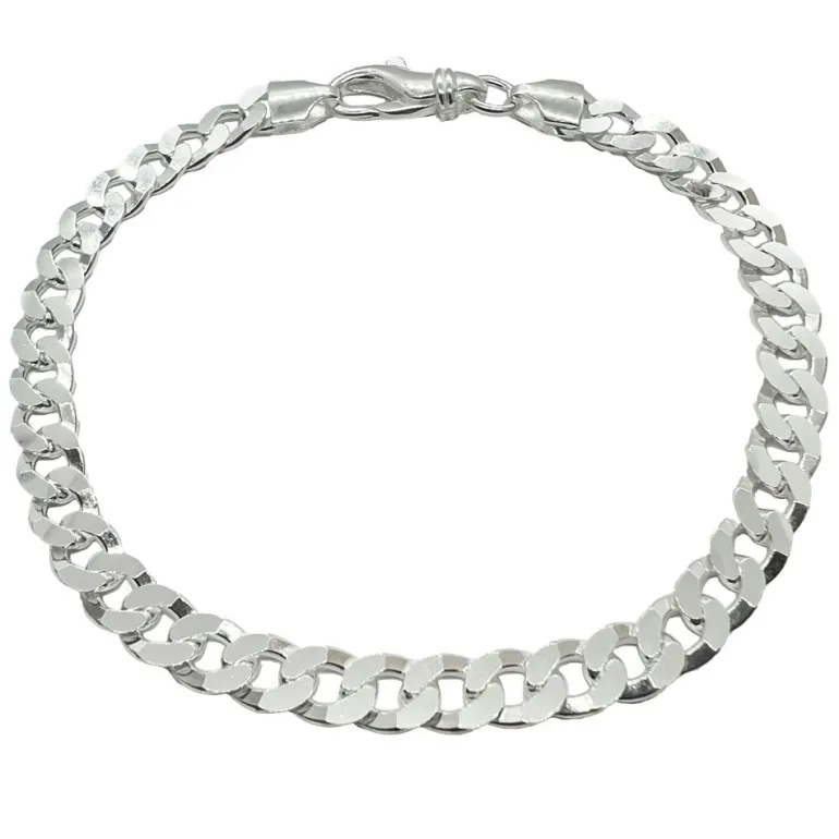 Pansarlänk Armband Silver - 5,6 mm