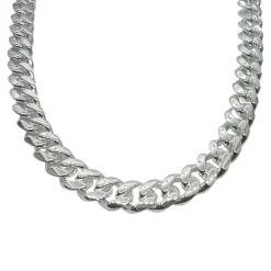 Pansarlänk Halsband med Kistlås - 9 mm