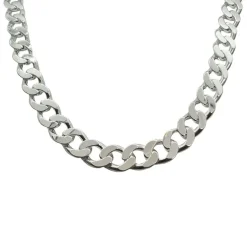 Pansarlänk Halsband med Kistlås - 6,5 mm