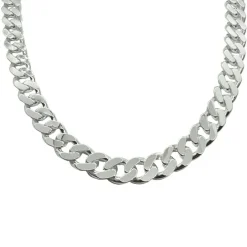 Pansarlänk Halsband med Kistlås - 7,5 mm