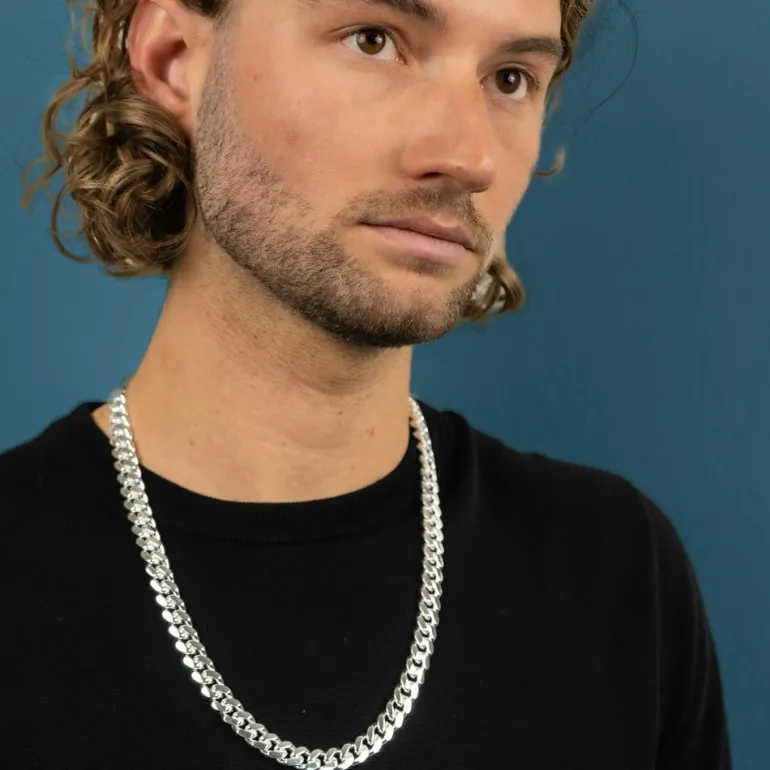 Pansarlänk Halsband med Kistlås - 11,7 mm