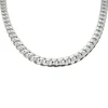 Pansarlänk Halsband Ovalslipad Silver - 5,8 mm