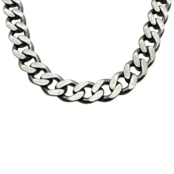 Pansarlänk Halsband Oxiderad - 11,7 mm