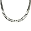 Pansarlänk Halsband Oxiderat Silver - 6 mm
