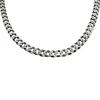 Pansarlänk Halsband Oxiderat Silver - 5 mm