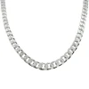 Pansarlänk Halsband Silver - Slipad Fyra Sidor - 5,8 mm