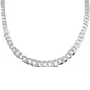 Pansarlänk Halsband Silver - 5,6 mm