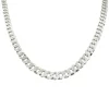 Pansarlänk Halsband Silver - 5 mm