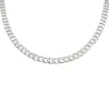 Pansarlänk Halsband Silver - 4 mm