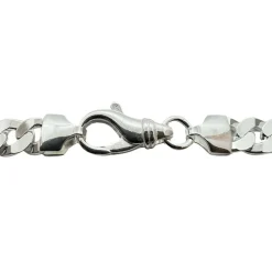 Pansarlänk Halsband Silver - 5 mm