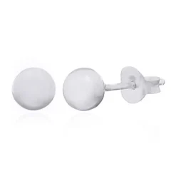 Örhängen Ball Silver - 5 mm