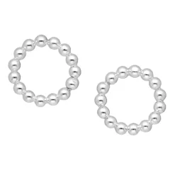 Örhängen Beads Silver