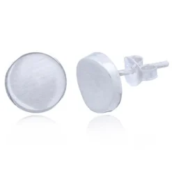 Örhängen Brushed Plate Silver