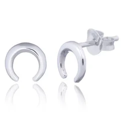 Örhängen Crescent Moon Silver