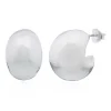 Örhängen Crescent Moon Silver