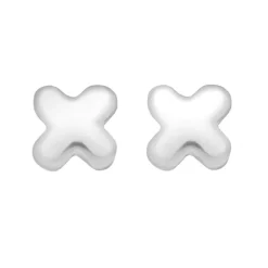 Örhängen Cross Silver