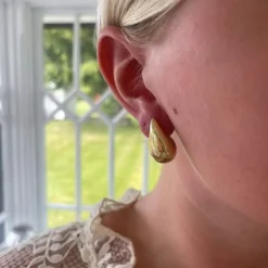 Örhängen Drop Guld 18K - 15 x 27 mm
