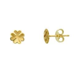 Örhängen Fyrklöver Guld 18K