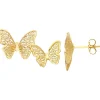 Örhängen Guld Butterflies 18K