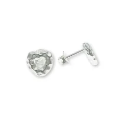 Örhängen Heart Silver