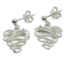 Örhängen Heart Silver