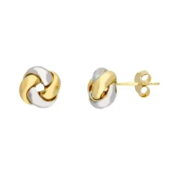 Örhängen Knot Bicolore Guld 18K