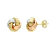 Örhängen Knot Tricolore Guld 18K