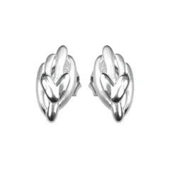 Örhängen Leaf & Heart Silver