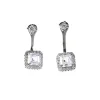 Örhängen Luxury Sparkling Rhodinerat Silver