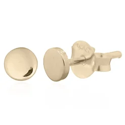 Örhängen Mini Dot Förgyllt Silver