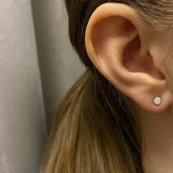 Örhängen Mini Dot Silver