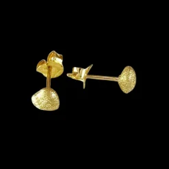 Örhängen Mini Heart Brushed Goldplated Silver
