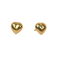 Örhängen Mini Heart Goldplated Silver