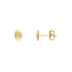 Örhängen Oval Guld 18K