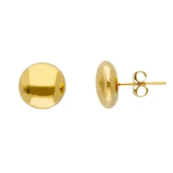 Örhängen Round Knob Guld 18K