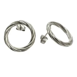 Örhängen Sassy Rhodinerat Silver