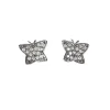 Örhängen Sparkling Butterfly Rhodinerat Silver